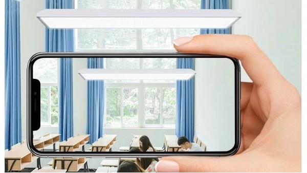 華輝教育照明對(duì)教室進(jìn)行<i style='color:red'>改造后</i>，為學(xué)生打造教室優(yōu)質(zhì)照明光環(huán)境